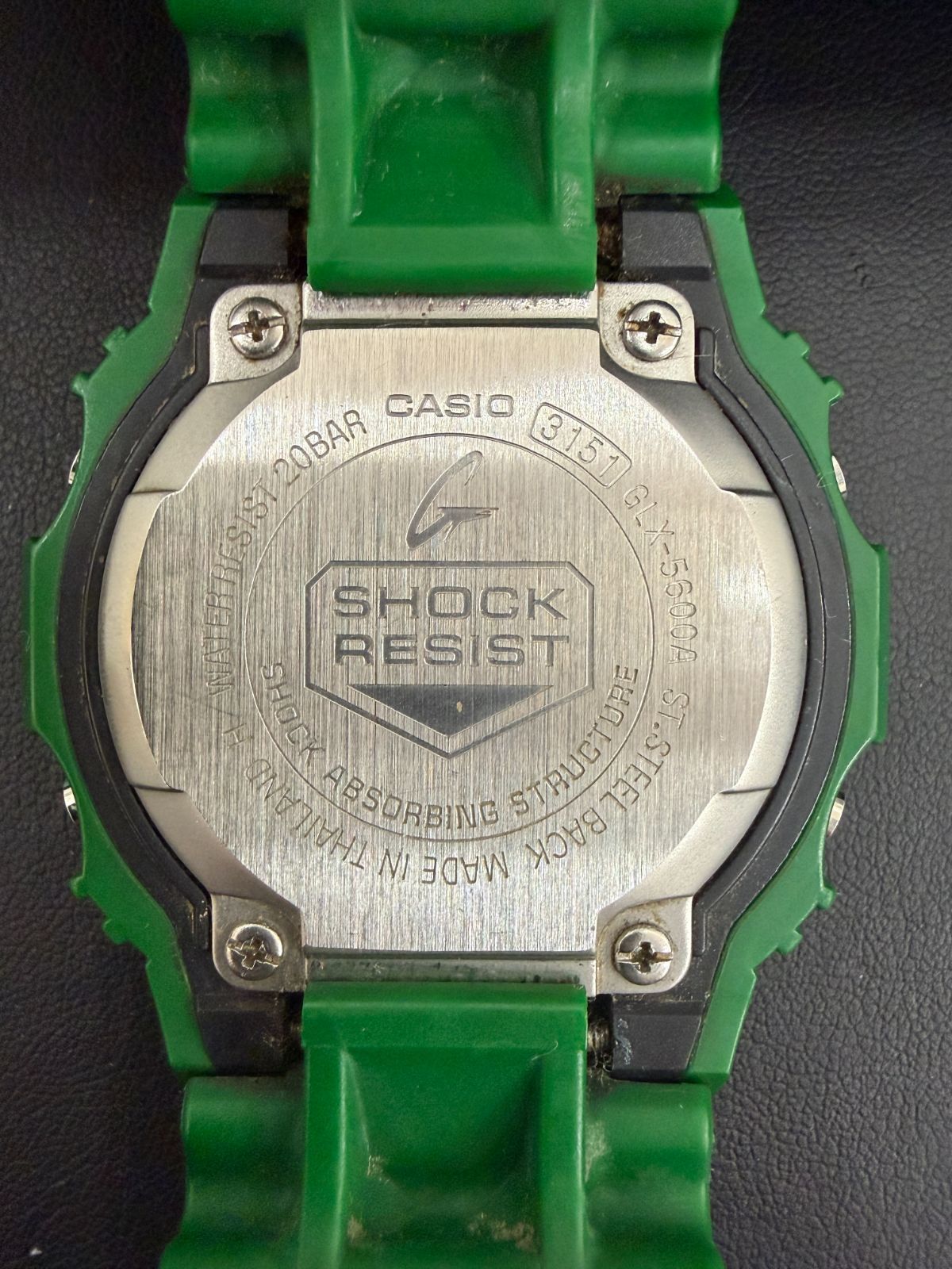 希少カラー G-SHOCK GLX-5600A-3JF G-LIDE メタリック グリーン 稼働品