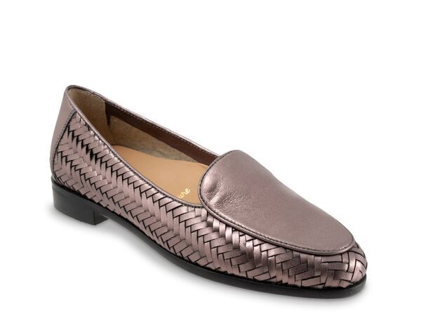 トロッターズ レディース シューズ スリッポン・ローファー Trotters Lyric Loafer Rose Pewter Metallic ピューター