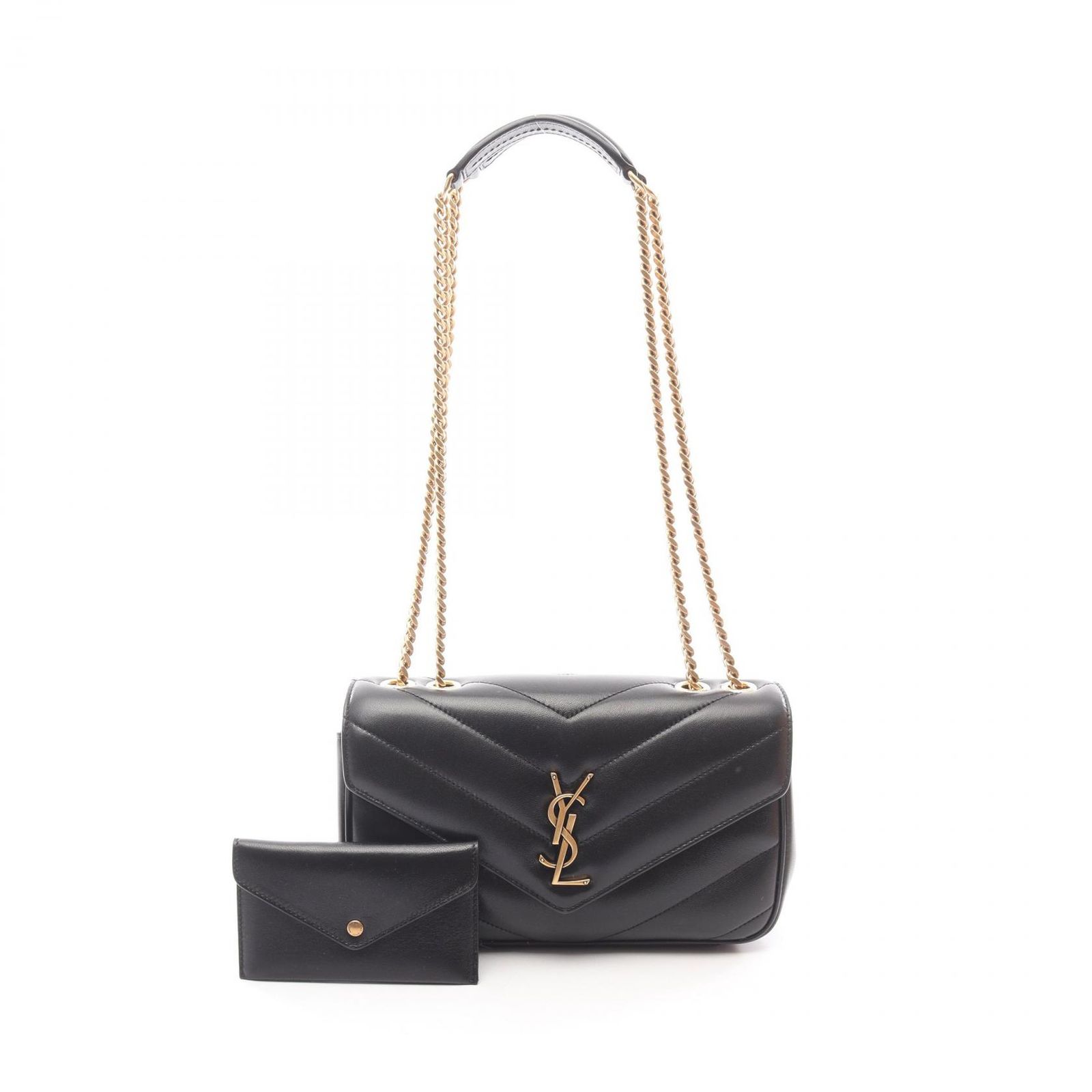 SAINT LAURENT PARIS サンローランパリ LOULOU スモール ショルダーバッグ