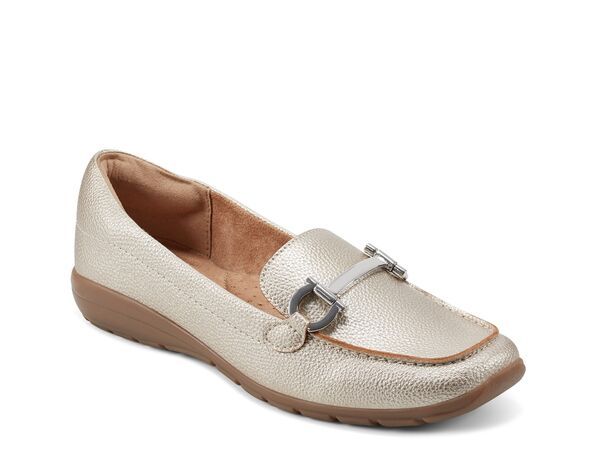 イージースピリット レディース シューズ スリッポン・ローファー Easy Spirit Andra Loafer Gold Metallic ゴールド