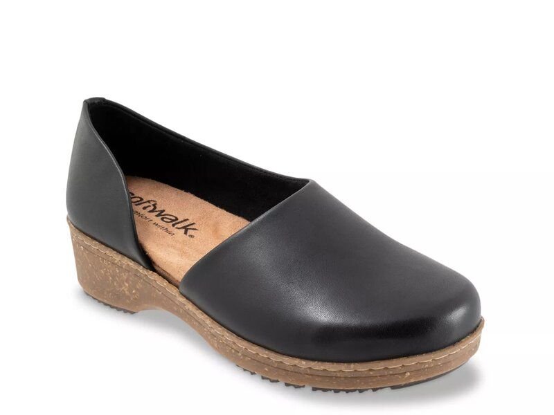 ソフトウォーク レディース シューズ スリッポン・ローファー Softwalk Addie SlipOn Black ブラック
