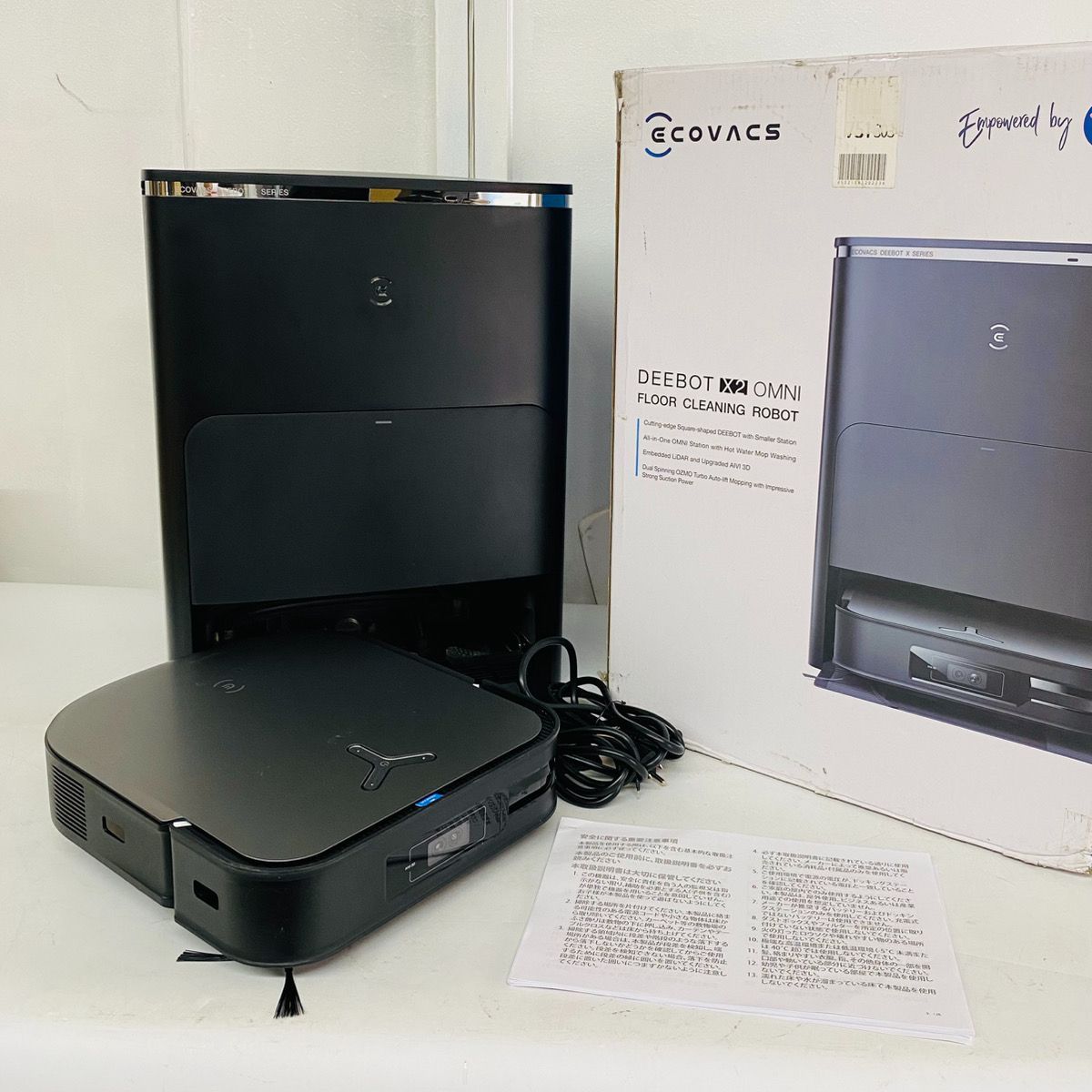 ECOVACS DEEBOT エコバックス ディーボット X2 OMNI オムニ ロボットクリーナー deebot-x2-omni 2023年製