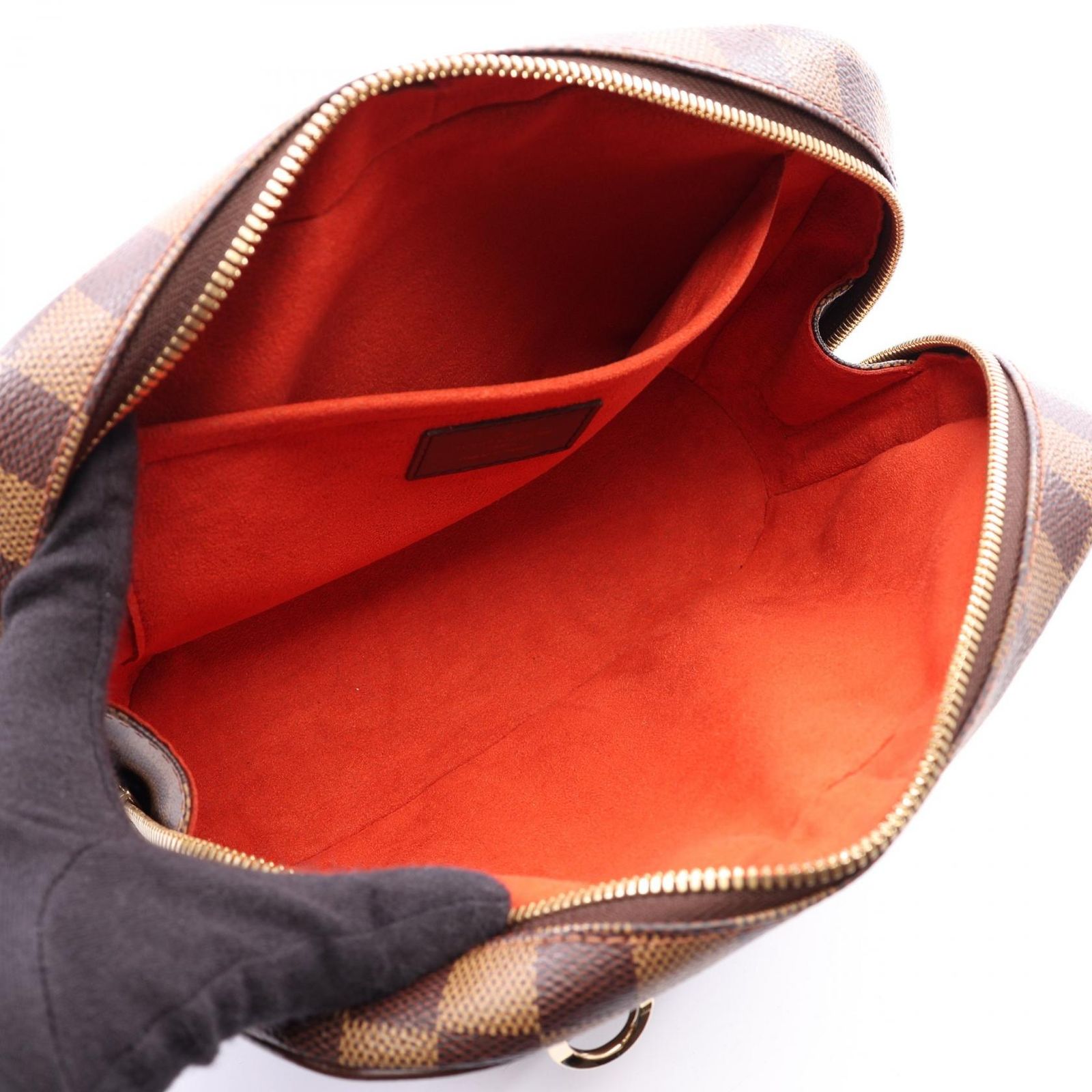 LOUIS VUITTON ルイ・ヴィトン サリア ミニ ダミエエベヌ ハンドバッグ