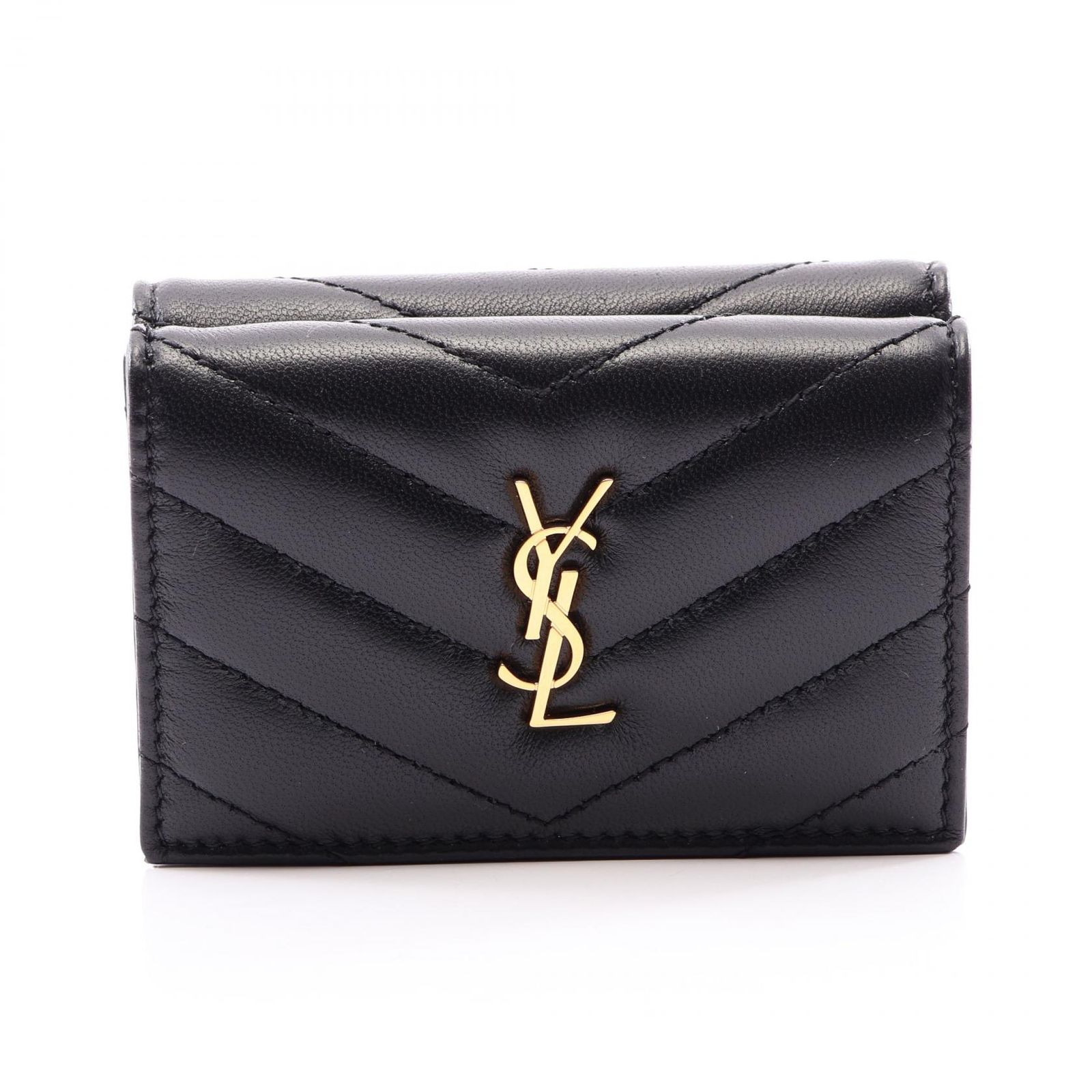 SAINT LAURENT PARIS サンローランパリ オリガミ タイニー 三つ折り財布