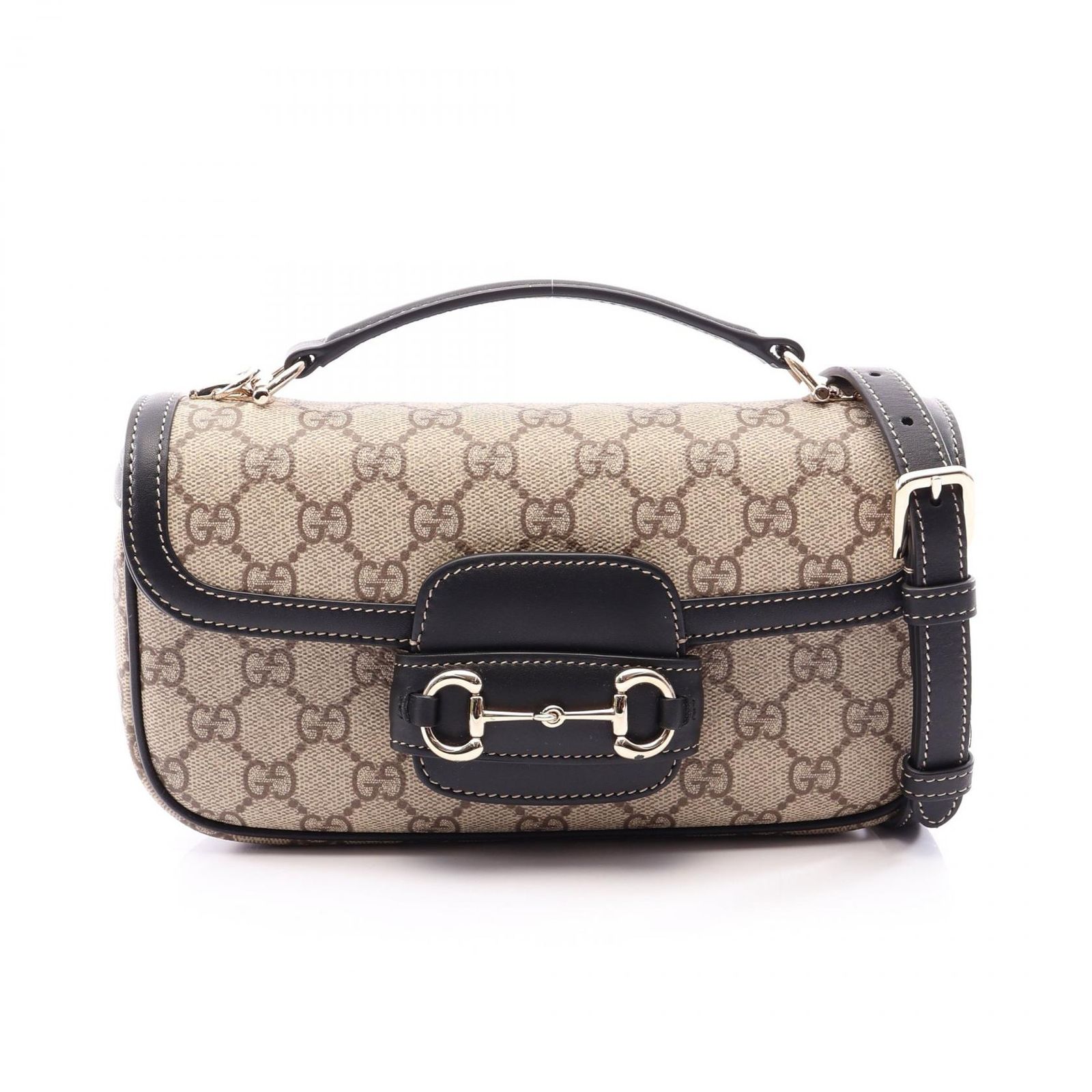 GUCCI グッチ ホースビット1955 ソフト スモール トップハンドルバッグ GGスプリーム 2WAY ハンドバッグ