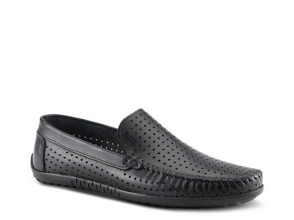 スプリングステップ メンズ シューズ スリッポン・ローファー Spring Step Crispin Loafer Black ブラック