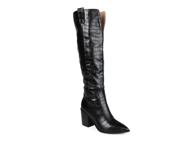 ジュルネ コレクション レディース シューズ ブーツ・レインブーツ Journee Collection Therese Wide Calf Boot Black ブラック