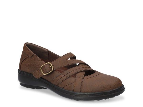 イージーストリート レディース シューズ スリッポン・ローファー Easy Street Wise Mary Jane SlipOn Dark Brown ブラウン