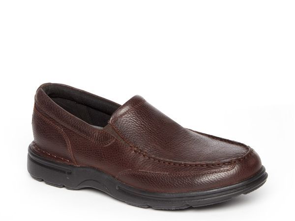 ロックポート メンズ シューズ スニーカー プラスサイズ Rockport ProWalker Eureka Plus SlipOn Sneaker Dark Brown ブラウン