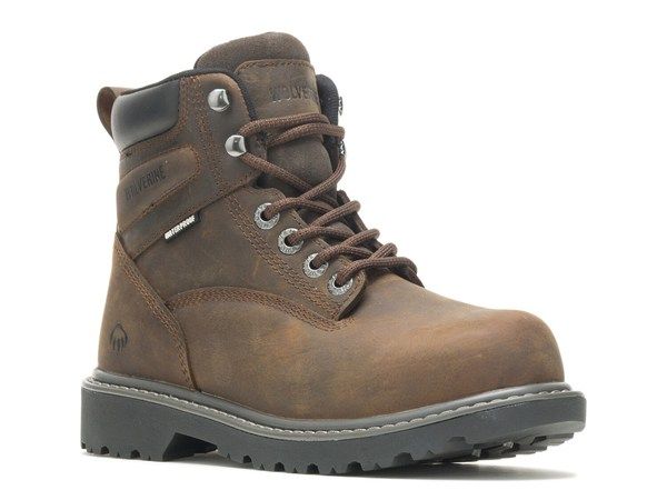 ウルヴァリン メンズ シューズ ブーツ・レインブーツ Wolverine Floorhand Work Boot Dark Brown ブラウン