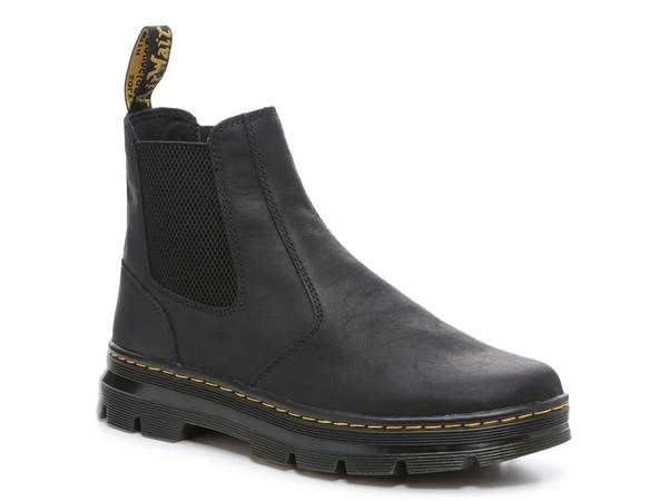 ドクターマーチン メンズ シューズ ブーツ・レインブーツ Dr Martens Embury Boot Black ブラック