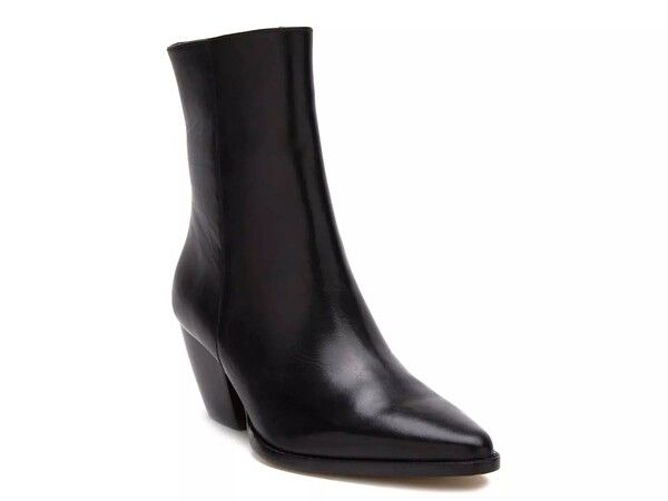 マチス レディース シューズ ブーツ・レインブーツ Matisse Caty Bootie Black Smooth Leather ブラック