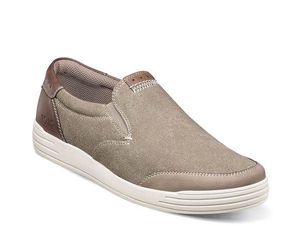 ノンブッシュ メンズ シューズ スリッポン・ローファー Nunn Bush Kore City Walk SlipOn Taupe トープ