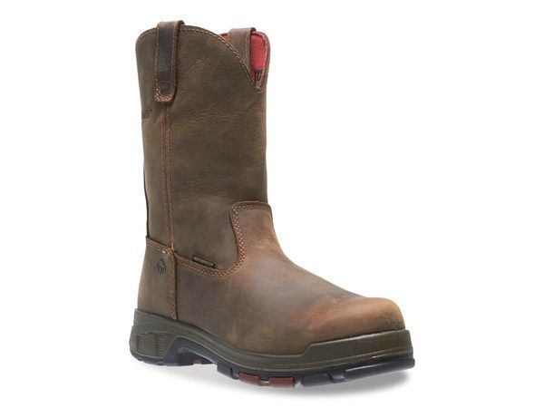 ウルヴァリン メンズ シューズ ブーツ・レインブーツ Wolverine Cabor Work Boot Dark Brown ブラウン