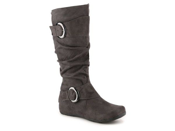 ジュルネ コレクション レディース シューズ ブーツ・レインブーツ Journee Collection Jester Wide Calf Boot Grey グレー