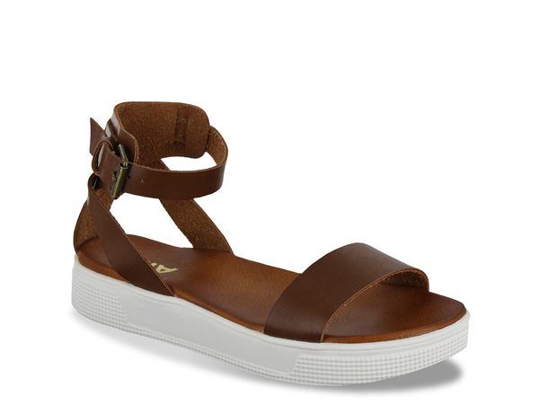 ミア レディース シューズ サンダル プラットフォーム Mia Ellen Platform Sandal Brown ブラウン