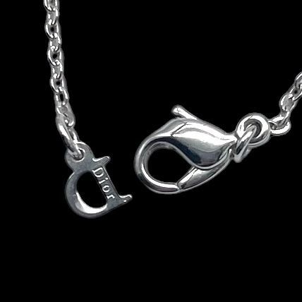 Christian Dior クリスチャンディオール ネックレス 3連ロゴ 刻印