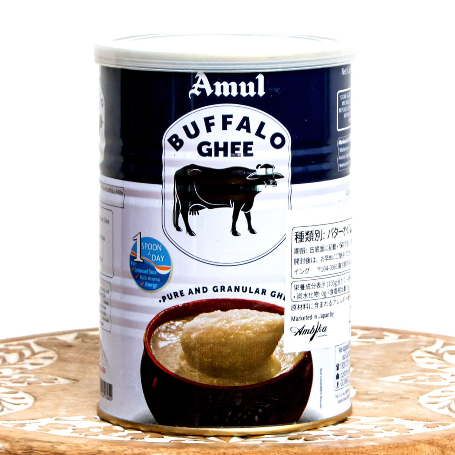 【6個セット】濃厚 バッファローギー 1000ml コク深い味わい - 【Amul】 Buffalo Ghee / セッ