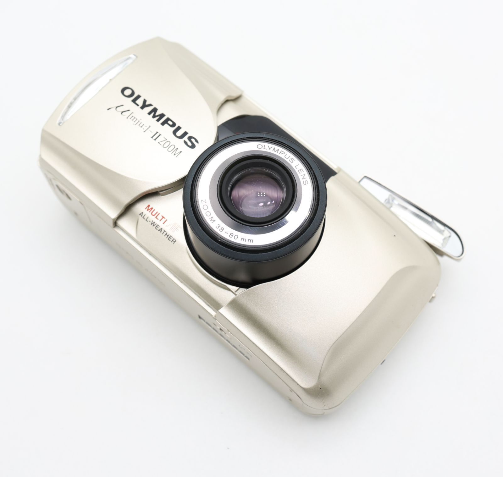 【完動品】OLYMPUS μ-Ⅱ zoomフィルムカメラ 動作確認済み □完動品 OLYMPUS μ-Ⅱ ZOOM コンパクトフィルムカメラ - メルカリ