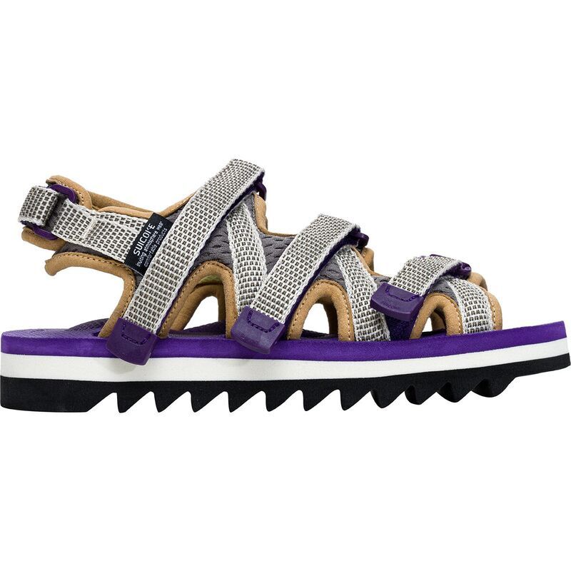 スイコック メンズ シューズ サンダル Suicoke ZIPAB Sandal BrownPurple パープル
