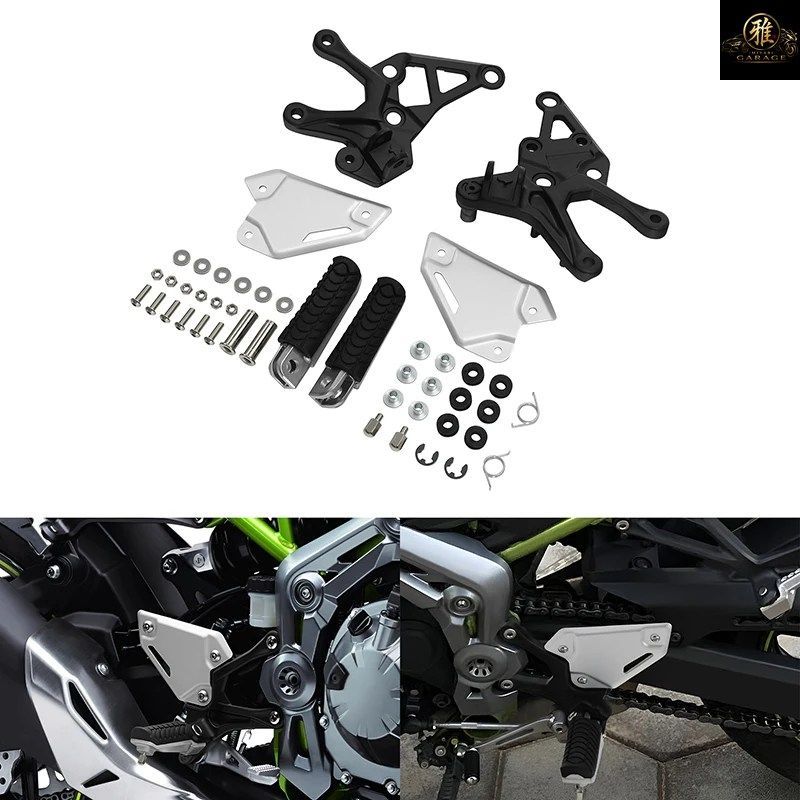 カワサキ Z900 ABS 2017-2024 2023 用 オートバイ フロント ドライバー フットペグ ペダル ブラケット