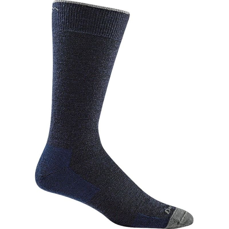 ダーンタフ メンズ アンダーウェア 靴下 Darn Tough Solid Crew Lightweight Sock Navy ネイビー