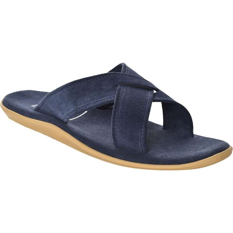 アイランドスリッパー メンズ シューズ サンダル スエード Island Slipper Classic Suede Slide Sandal Navy ネイビー