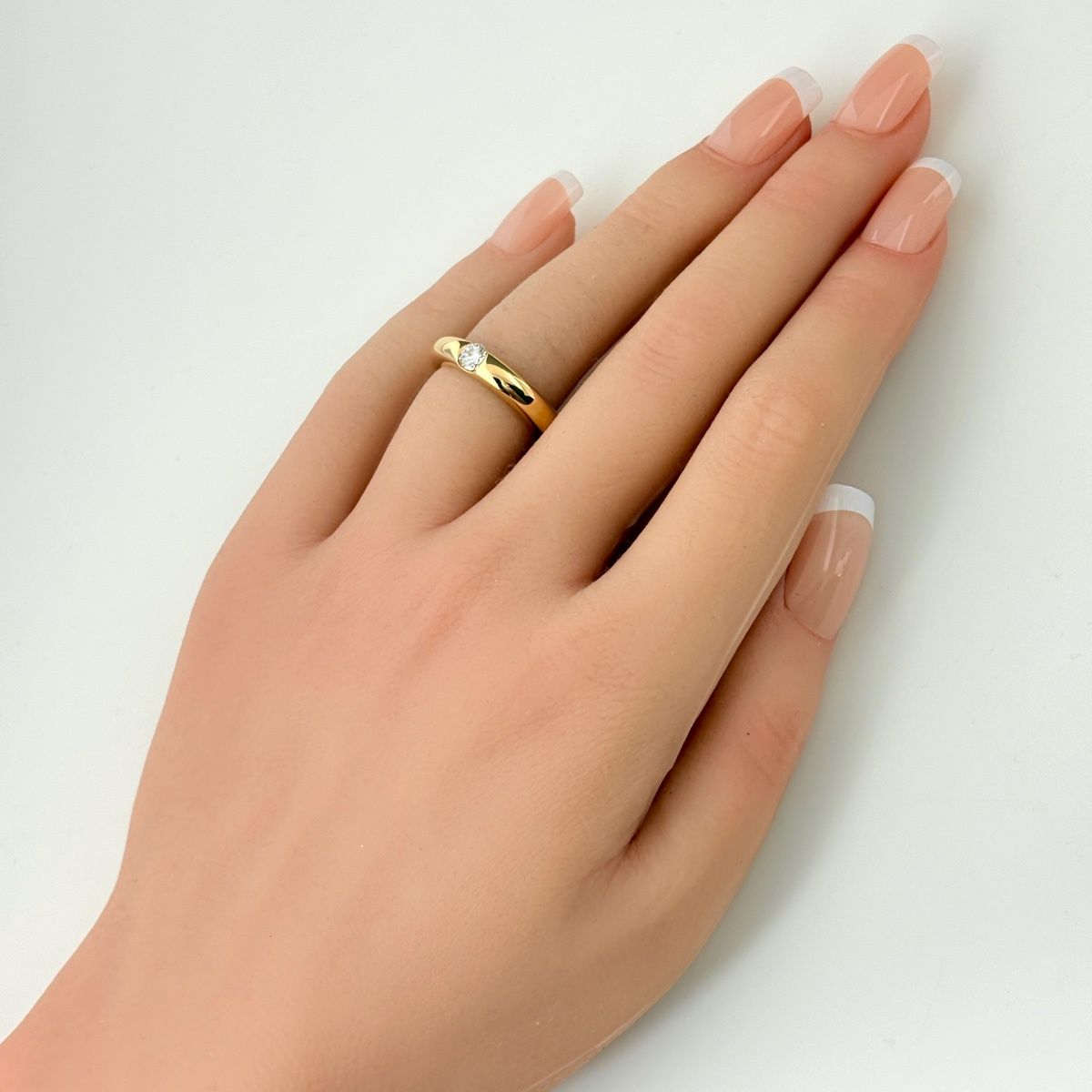 カルティエ CARTIER エリプリリング YG イエローゴールド 指輪 