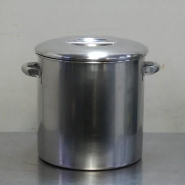 2 仔犬印 ステンレス 寸胴鍋 ふた付き 両手 30cm 内寸φ300深300mm 21L φ314(手41)H300ｍm 2.74kg キッチンポット 丸