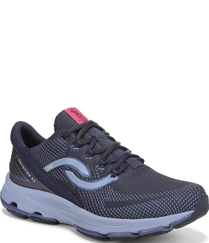 ライカ レディース シューズ スニーカー メッシュ Ryka Womens Devotion X 2 Mesh Fitness Walking Sneakers Academy Blue ブルー
