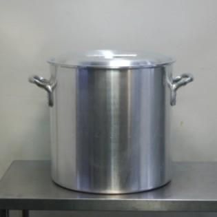 EBM プロシェフ アルミ 寸胴鍋 ふた付 両手 42cm 外寸φ445×H420mm取っ手72mm 内寸φ42深42cm 57L 7.32kg 板厚3.6mm