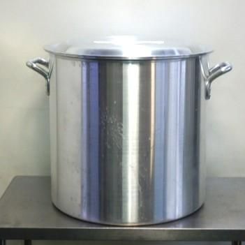 業務用 アルミ 寸胴鍋 51cm 外寸Wφ545H510ｍm 厚4mm 11kg 100L ラーメン スープ 510mm 取っ手7.3cm