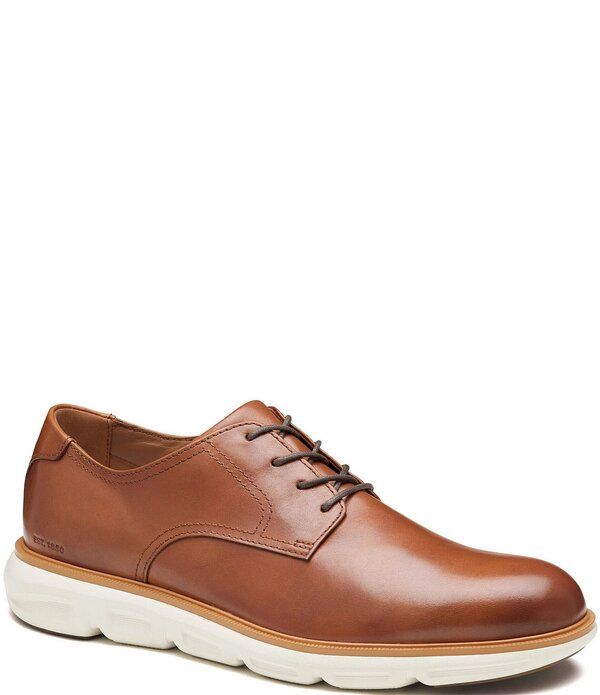 ジョンストンアンドマーフィー メンズ シューズ オックスフォード レザー Johnston Murphy Mens Larkin Leather Plain Toe Oxfords Tan タン