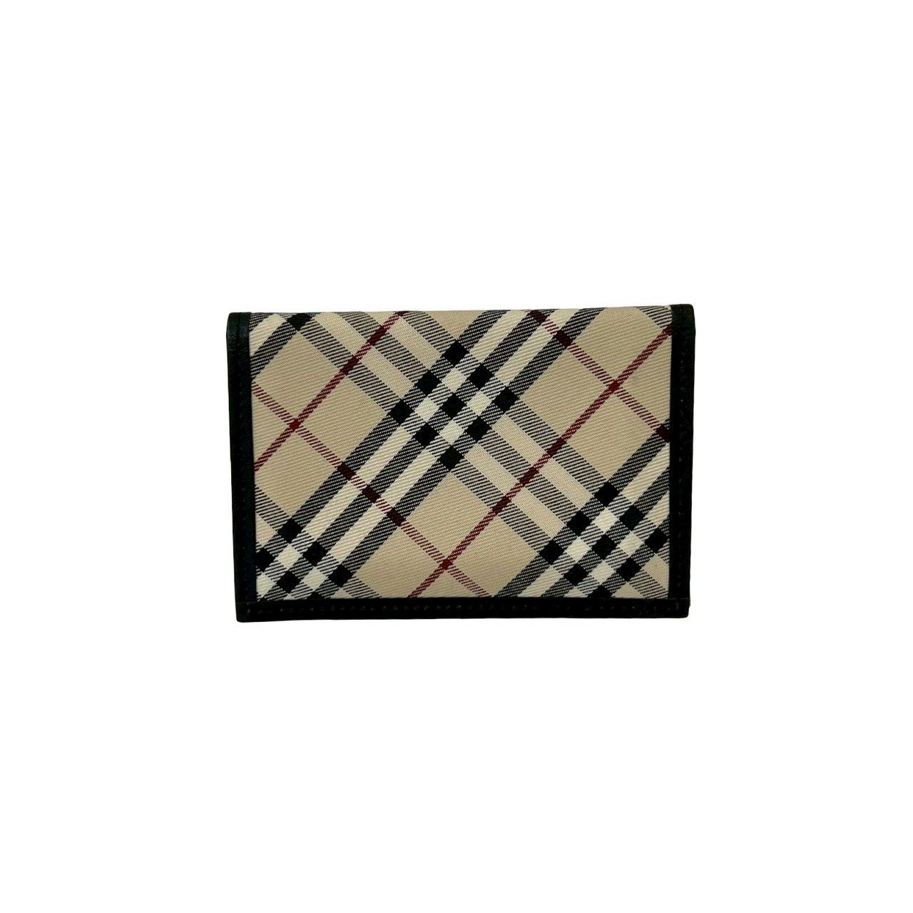 極 美品 BURBERRY バーバリー ノバチェック レザー 本革 キャンバス