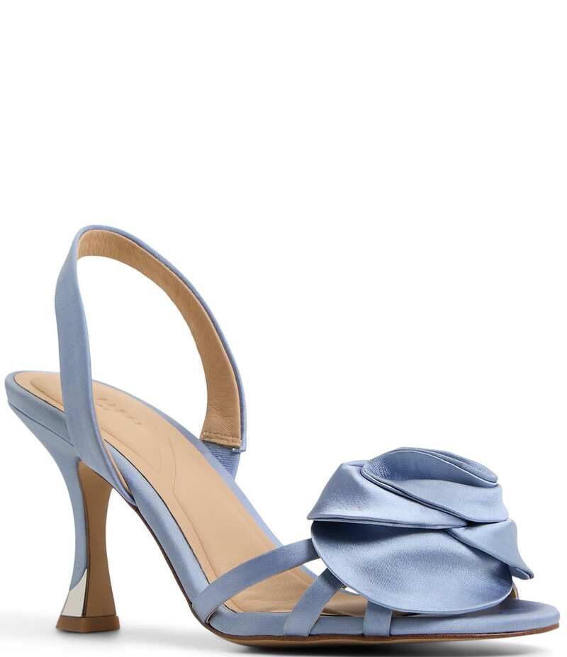 テッドベーカー レディース シューズ サンダル フラワー柄 フラワー Ted Baker London Aria Floral Detail Slingback Dress Sandals Light Blue ブルー