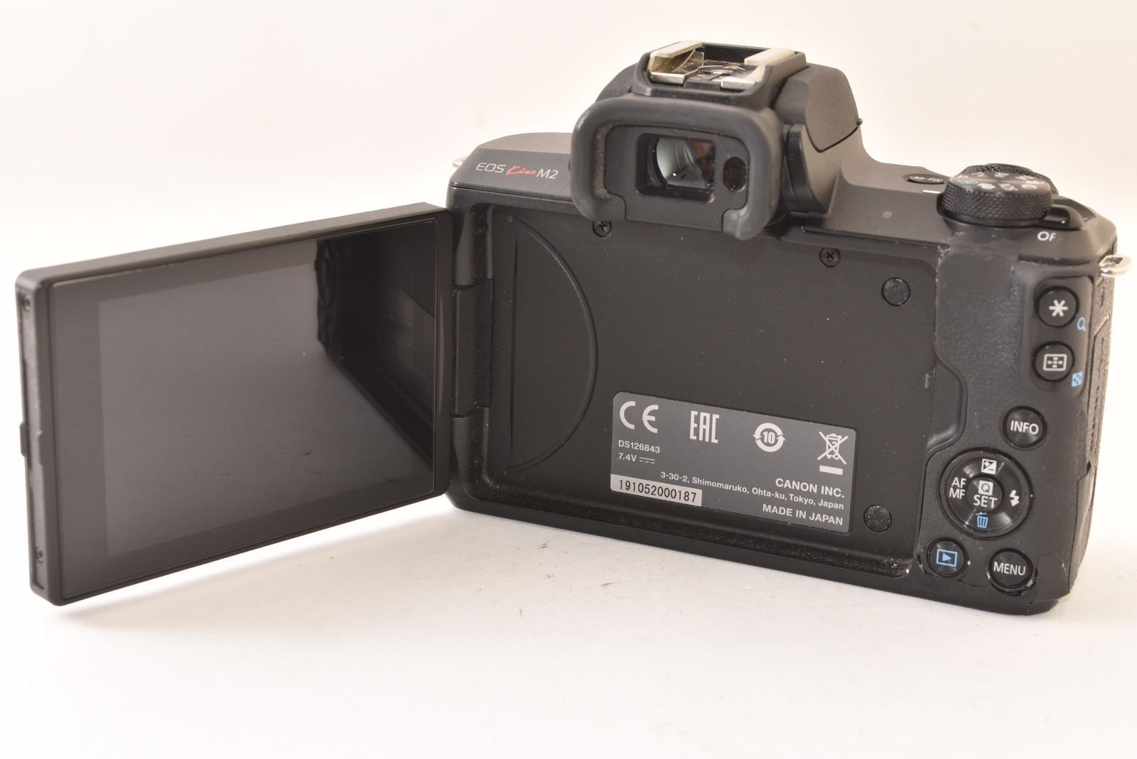 ☆ジャンク品☆ Canon キャノン EOS Kiss M2 ボディ ブラック ミラー
