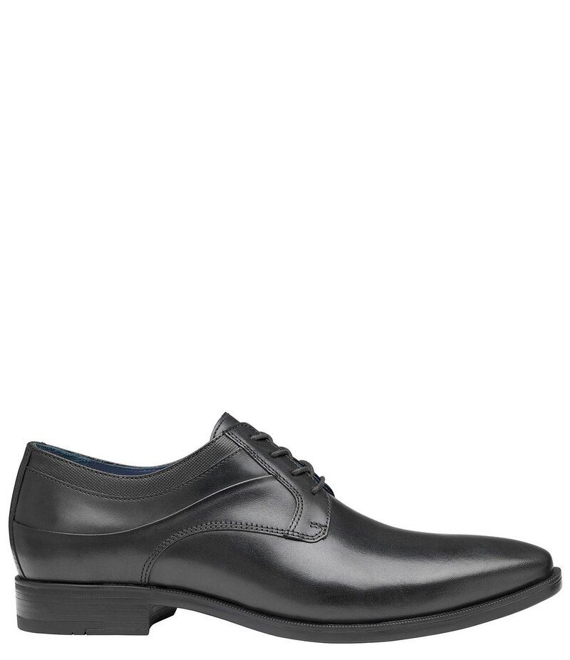 ジョンストンアンドマーフィー メンズ シューズ ドレスシューズ オックスフォード レース レザー Johnston Murphy Mens Gibbons Leather Plain Toe Lace Up Oxfords Black ブラック