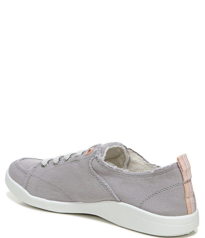 バイオニック レディース シューズ スニーカー Vionic Pismo Canvas Washable SlipOn Sneakers Light Grey グレー