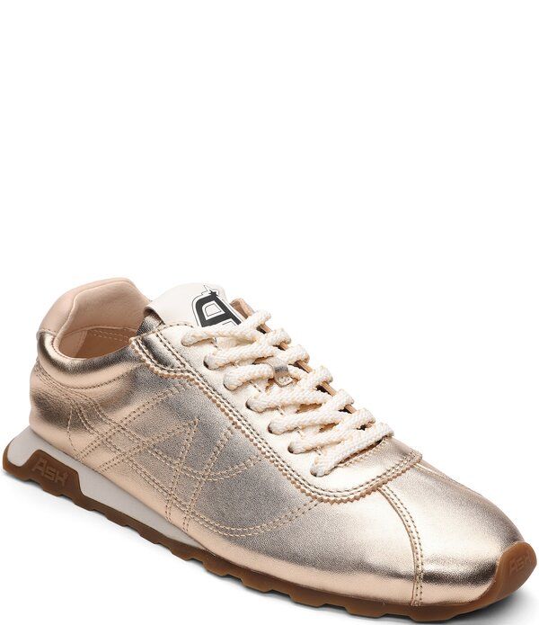 アッシュ レディース ボトムス カジュアルパンツ トール スニーカー レザー ASH Kill Bill Metallic Leather Sneakers Mekongold ゴールド