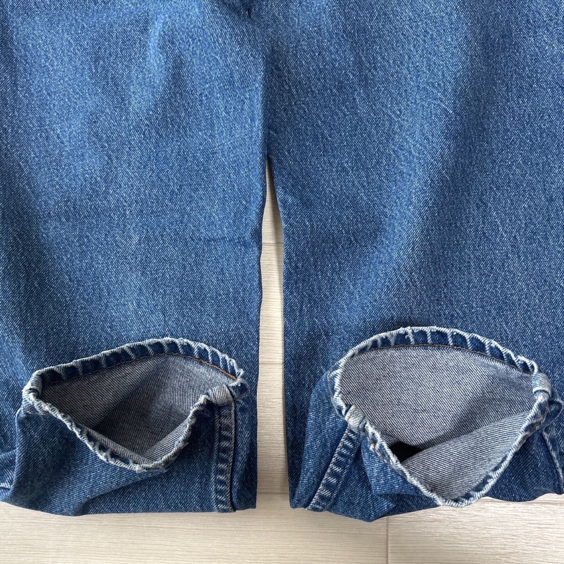 リーバイス550 Levis W34 ブルーデニム 青 古着 ボトム 17498 LEVI'S リーバイス 550 40550-0215 ボタン裏575 USA製 デニムパンツ