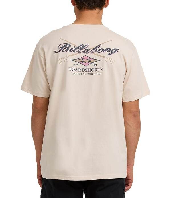 ビラボン メンズ トップス シャツ Billabong Regular Short Sleeve Cross Boards TShirt Chili