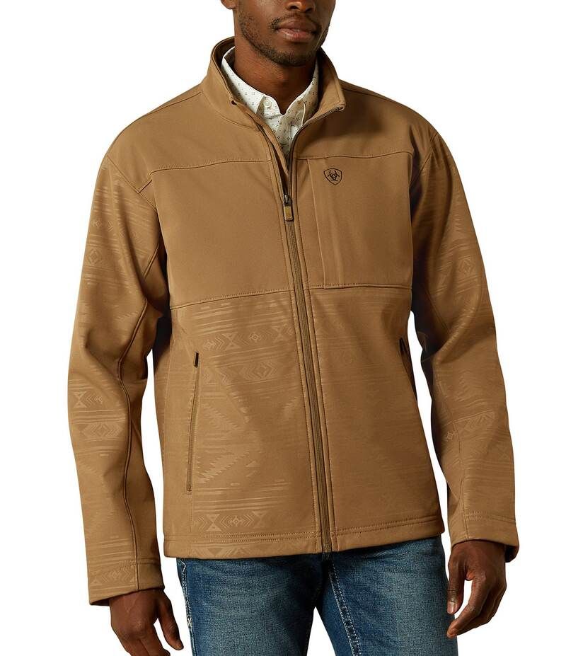 アリアト メンズ アウター ジャケット・ブルゾン ジャケット Ariat Vernon Long Sleeve Softshell Jacket BeigeKhaki カーキ