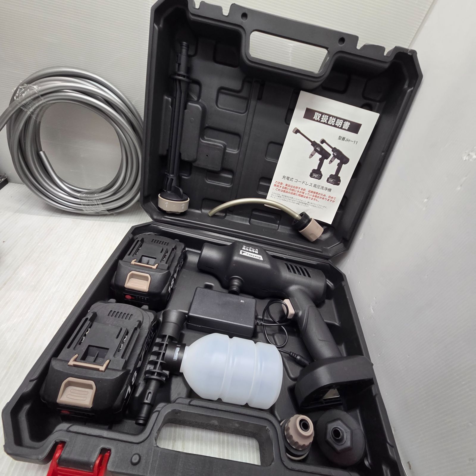 5 S04811 Yoeyang 高圧洗浄機 コードレス 18.5V 清掃 DIY 電動 工具 家電