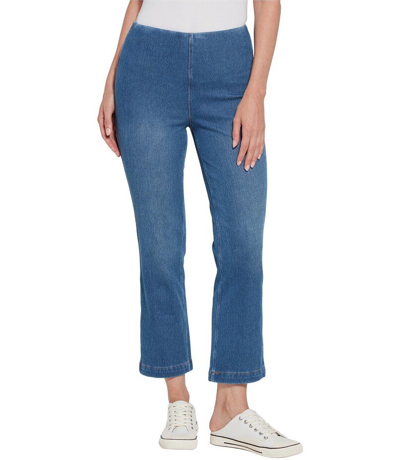 リジー レディース ボトムス カジュアルパンツ ブーツカット デニム アンクル ブーツ レギンス Lysse Denim Baby Bootcut Ankle Leggings Mid Wash デニム 17,505円