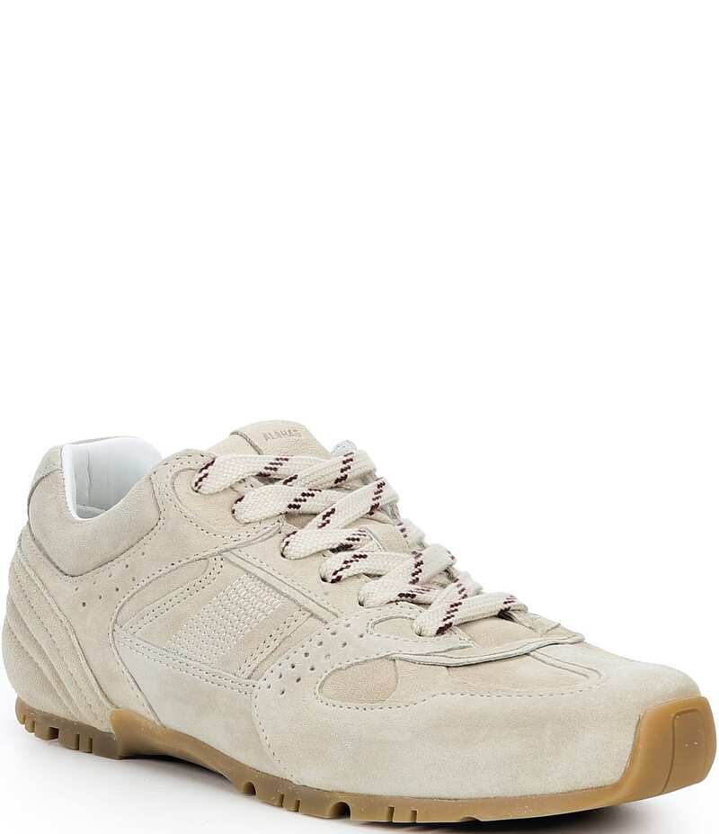 アロハス レディース ボトムス カジュアルパンツ スニーカー スエード レース ALOHAS Tb56 Suede Lace Up Sneakers Cream クリーム
