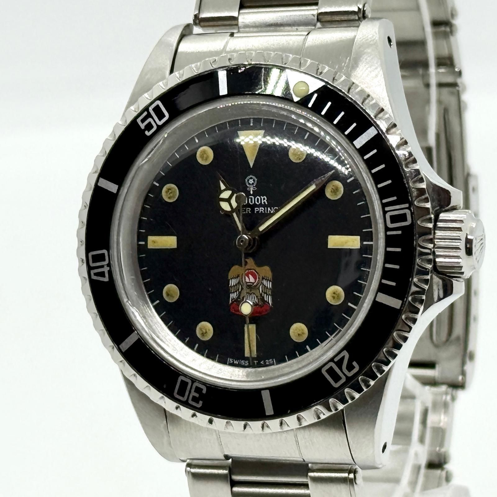 TUDOR チュードル サブマリーナ 7016 ブラック AT メンズ アラブ首長国 