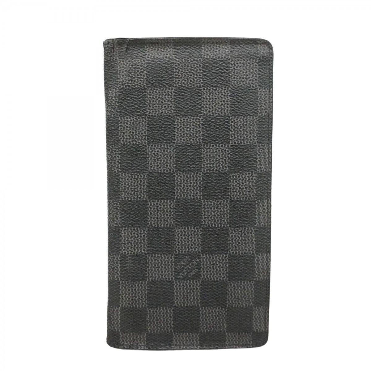 【6ed4808】ルイヴィトン 長財布 ダミエ・グラフィット ポルトフォイユブラザ N62665 ブラック【中古】メンズ