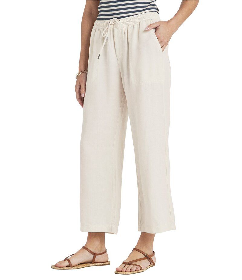 スプレンディット レディース ボトムス カジュアルパンツ ワイドレッグ パンツ クロップド Splendid Angie Cropped Wide Leg Pants White Sand ホワイト