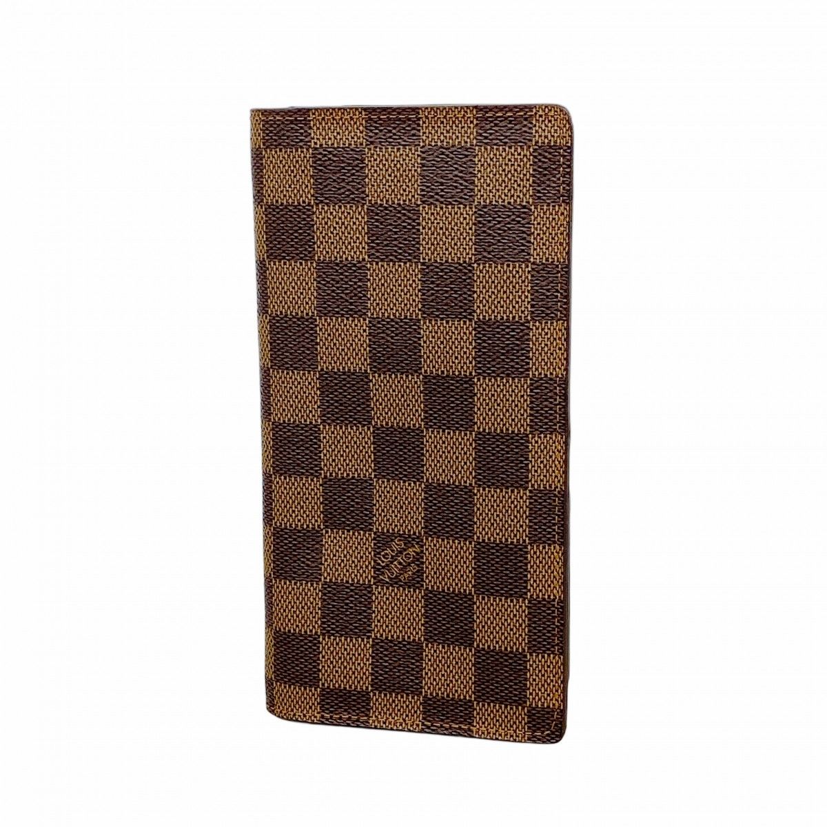 【6ee4907】ルイヴィトン 長財布 ダミエ ポルトフォイユブラザ N60017 エベヌ【中古】メンズ