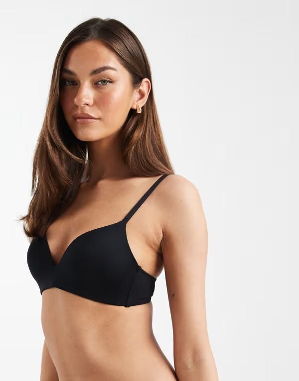 オンリー レディース アンダーウェア ブラジャー ONLY molded bra Black ブラック
